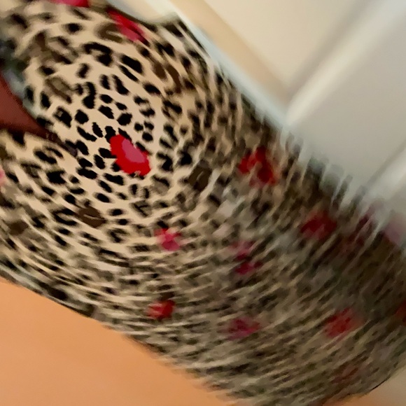 Ted Baker Leopard Sheath Mini Dress lightly used - Picture 9 of 10